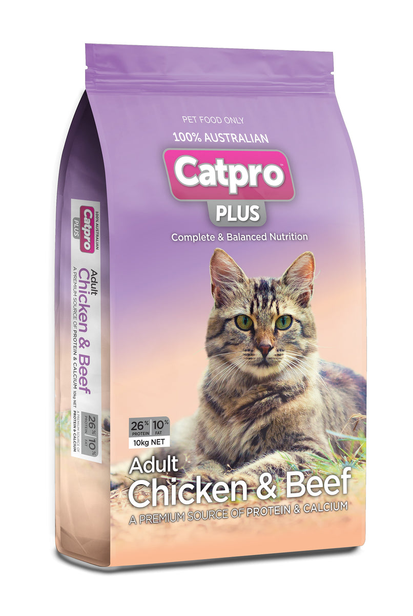 Catpro Plus Chicken & Beef 10kg – Animal Stuff